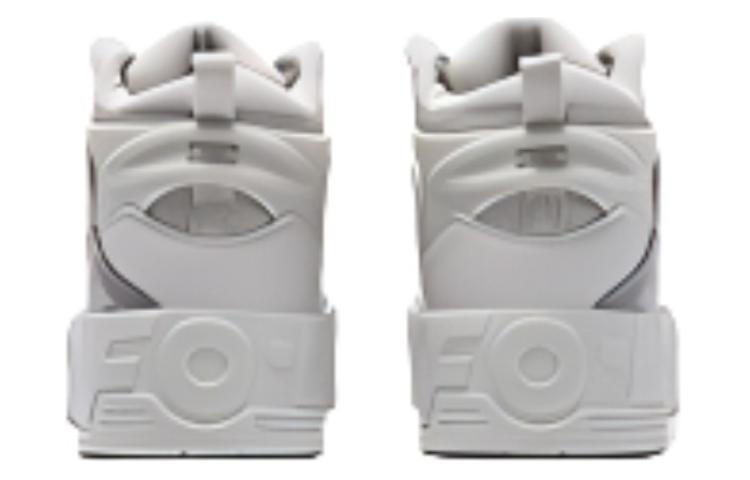 361° 2023 Fall New Arrival Abrasion Resistant High Top Skateboard Shoes Women's Zinc Iron Gray