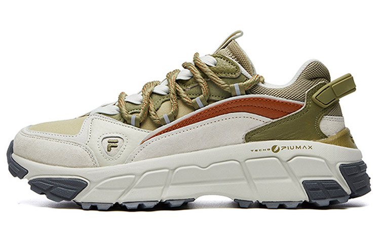 FILA FUSION Skyrunner Low Top Chunky Sneakers Women's Canvas Green