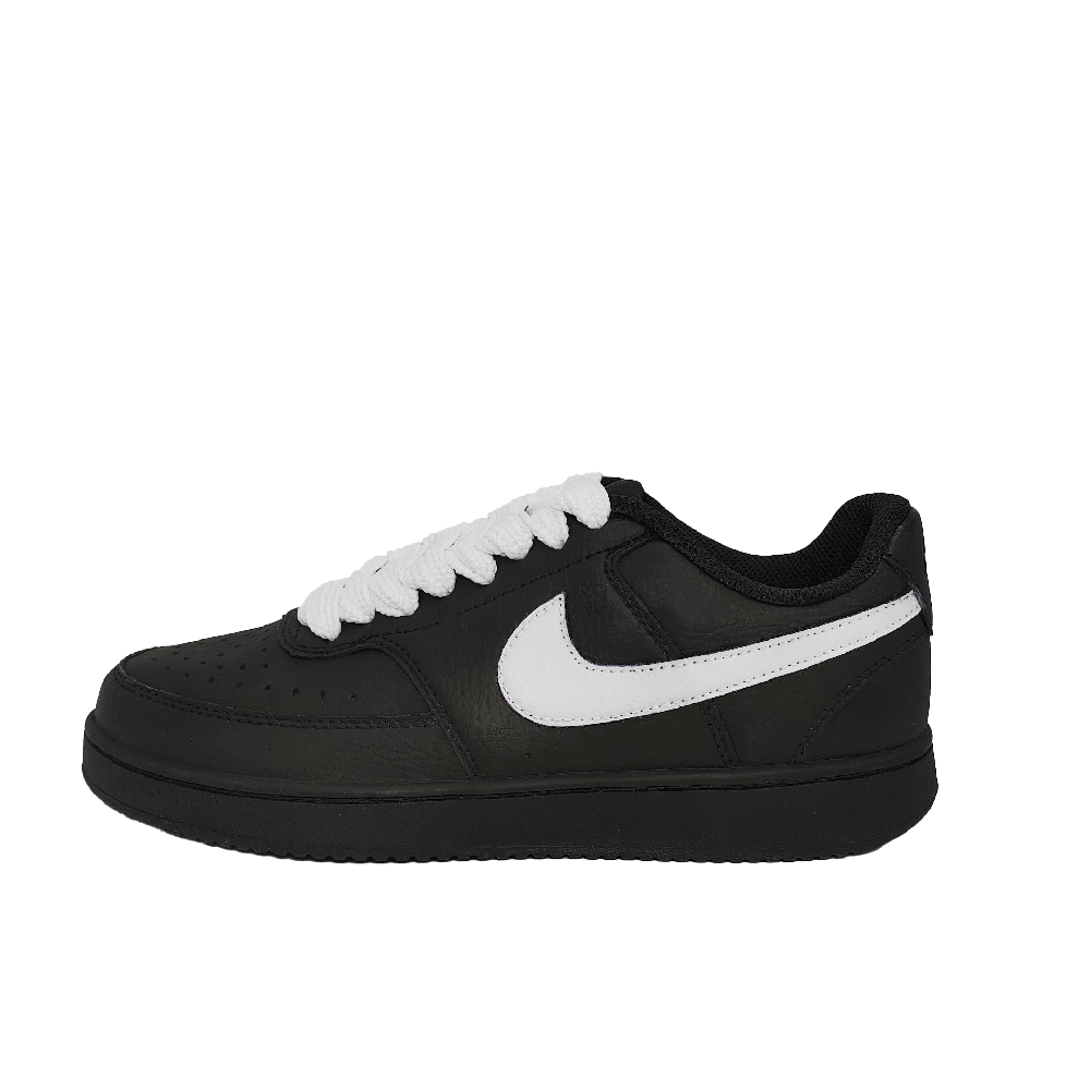 Nike Court Vision Bauxite Mountain Non slip Lightweight Low Top Skateboard Shoes Unisex Black