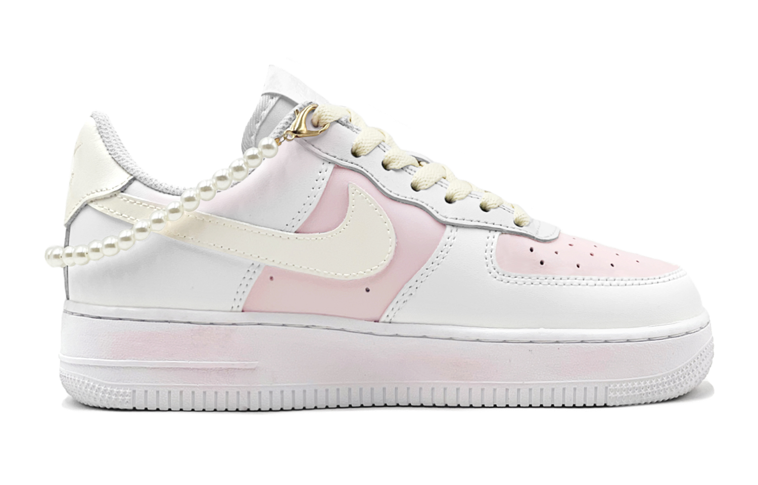 Nike Air Force 1 Skateboard Shoes Women's Low-Top White/Pink купить в интернет-магазине Yoocart с быстрой доставкой по России.