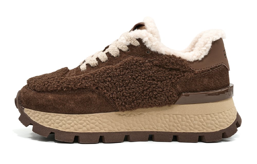 EBLAN Low-Top Casual Shoes Women's Brown