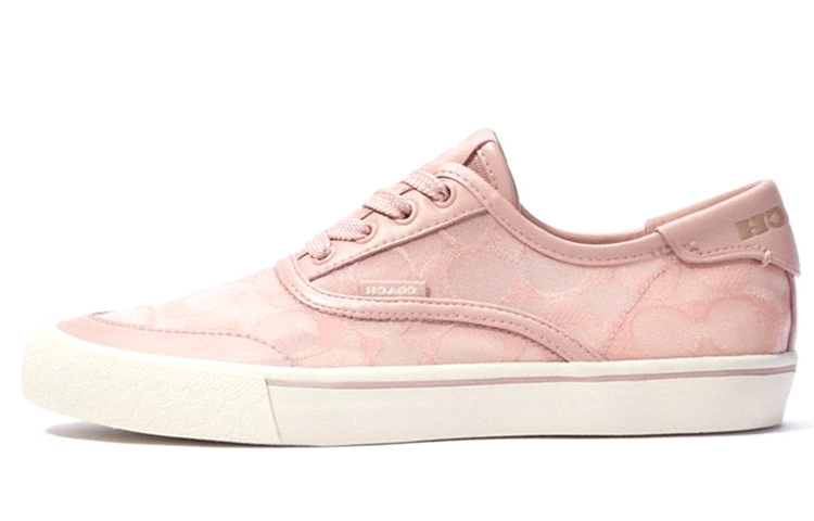 COACH CitySole Low Top Stylish Skateboarding Shoes Women's Pink White