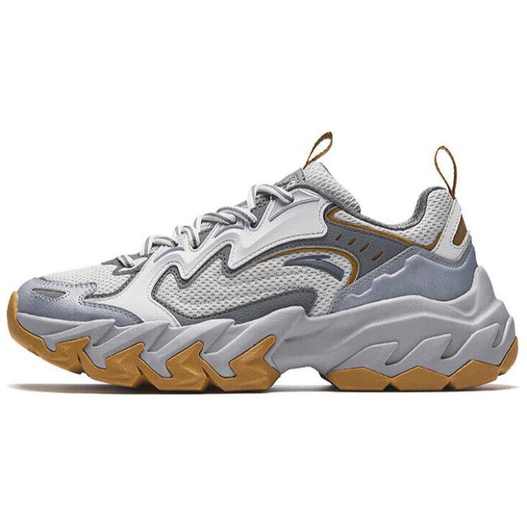Anta Wear-Resistant Slip-Resistant Low-Top Casual Shoes Men's Gray