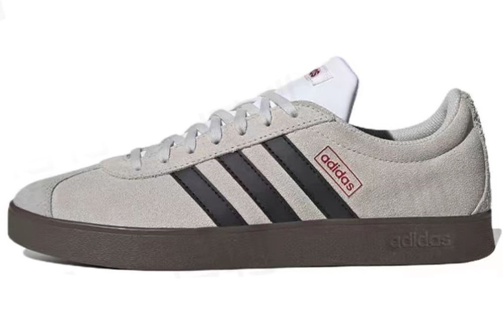 Adidas Neo VL Court Lifestyle Slip Resistant Cushioning Abrasion Resistant Low Top Skateboard Shoes Unisex Pink Green