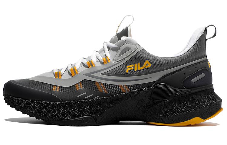 FILA Neuron 5 Cushioning, Slip Resistant, Abrasion Resistant Coverage Low Top Running Shoes Unisex Gray Black