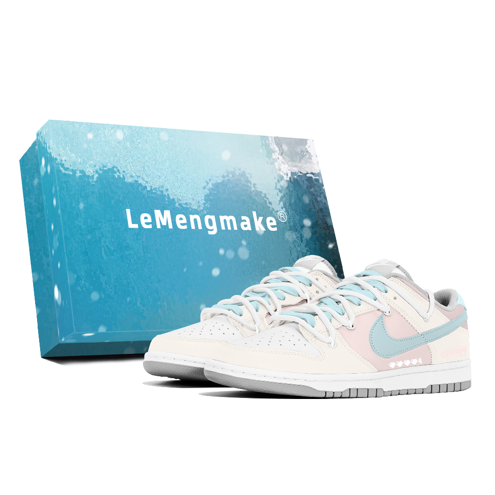Nike Dunk Low Top Skateboard Shoes Women's White