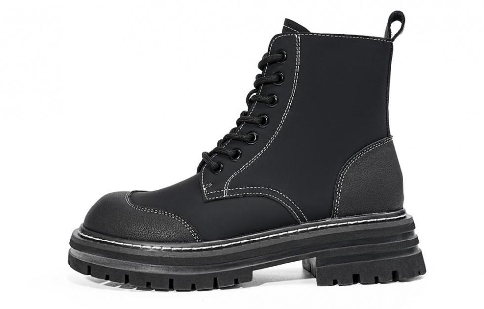 EBLAN Ankle-Length Martin Boot Women's Black