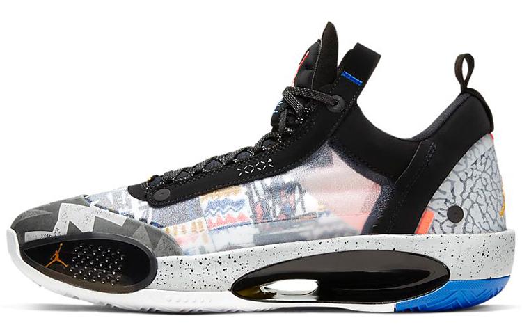 Air Jordan Xxxiv Low Print 'Black'