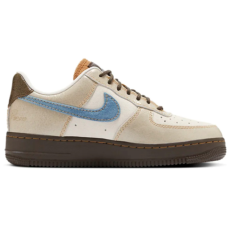 Nike Air Force 1 Landscape Mood Slip-Resistant Low-Top Skateboard Shoes Women's Brown купить в интернет-магазине Yoocart с быстрой доставкой по России.