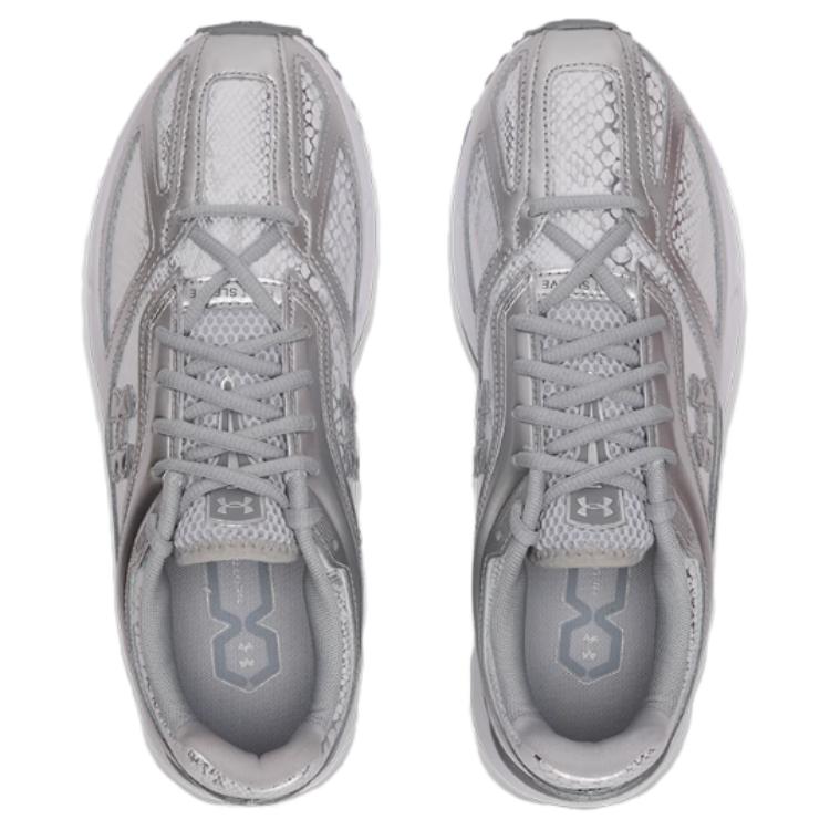Under Armour Apparition Anti-Slip Wear-Resistant Low-Top Casual Shoes Unisex Silver