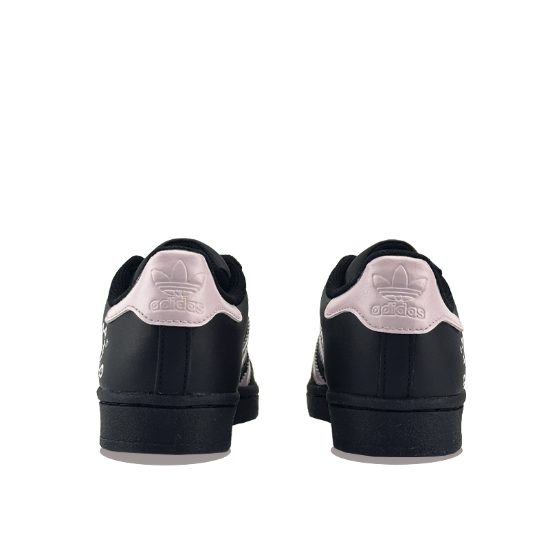 Adidas Originals SUPERSTAR Abrasion Resistant Low Top Skateboard Shoes Unisex Black Pink купить в интернет-магазине Yoocart с быстрой доставкой по России.