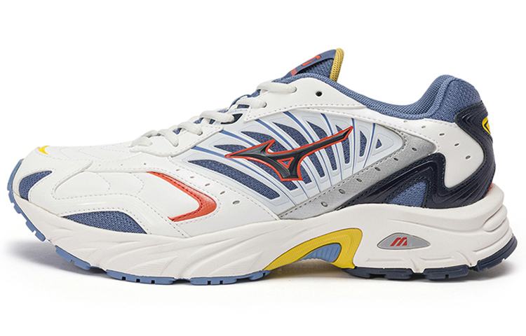 Mizuno FIYI 2K Cushioning Anti-Slip Wear-Resistant Breathability Low-Top Casual Running Shoes Unisex White Blue Red