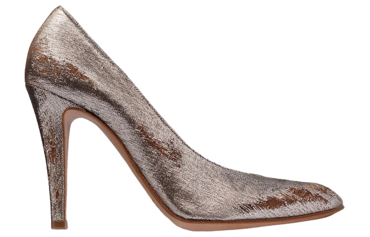 Maison Margiela 100mm Lurex Mary-Jane Pumps