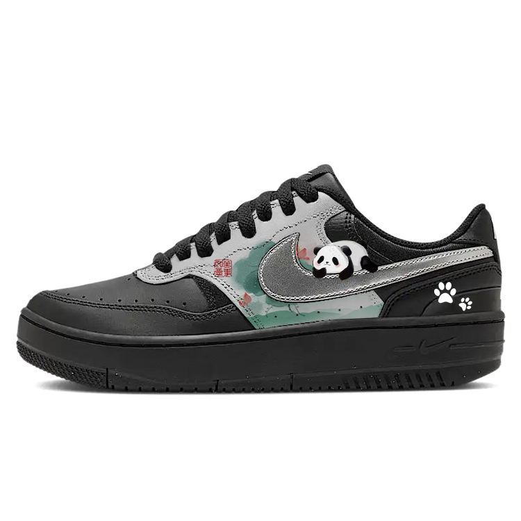Nike Gamma Force Anti-Slip Wear-Resistant Low-Top Skateboard Shoes Women's Black