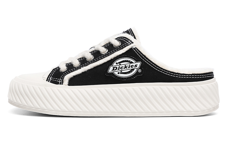 Dickies Low-Top Skateboard Shoes Unisex Black White