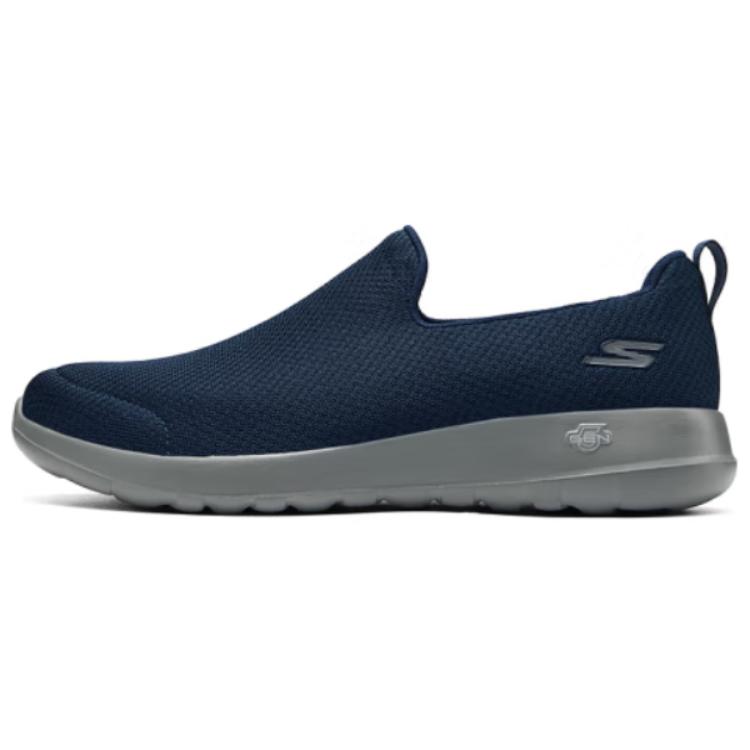 Skechers Cushioned Slip-Resistant Low-Top Casual Shoes Men's Navy