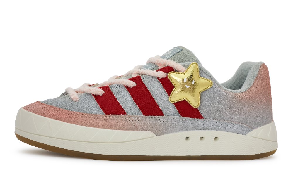 Adidas Originals Adimatic Skateboard Shoes Unisex Low-Top Pink/Red
