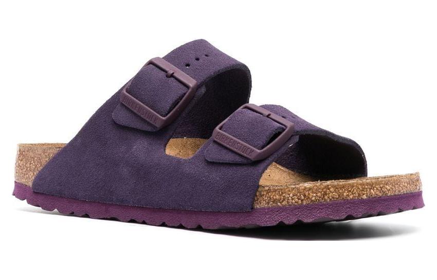 Birkenstock Arizona Soft Footbed Suede Leather Narrow Fit Sandals 'Wine' Women's купить в интернет-магазине Yoocart с быстрой доставкой по России.