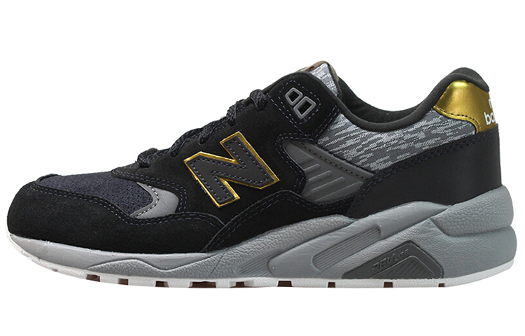 New Balance 580 Series Black Grey 'Black Gray' Women's
