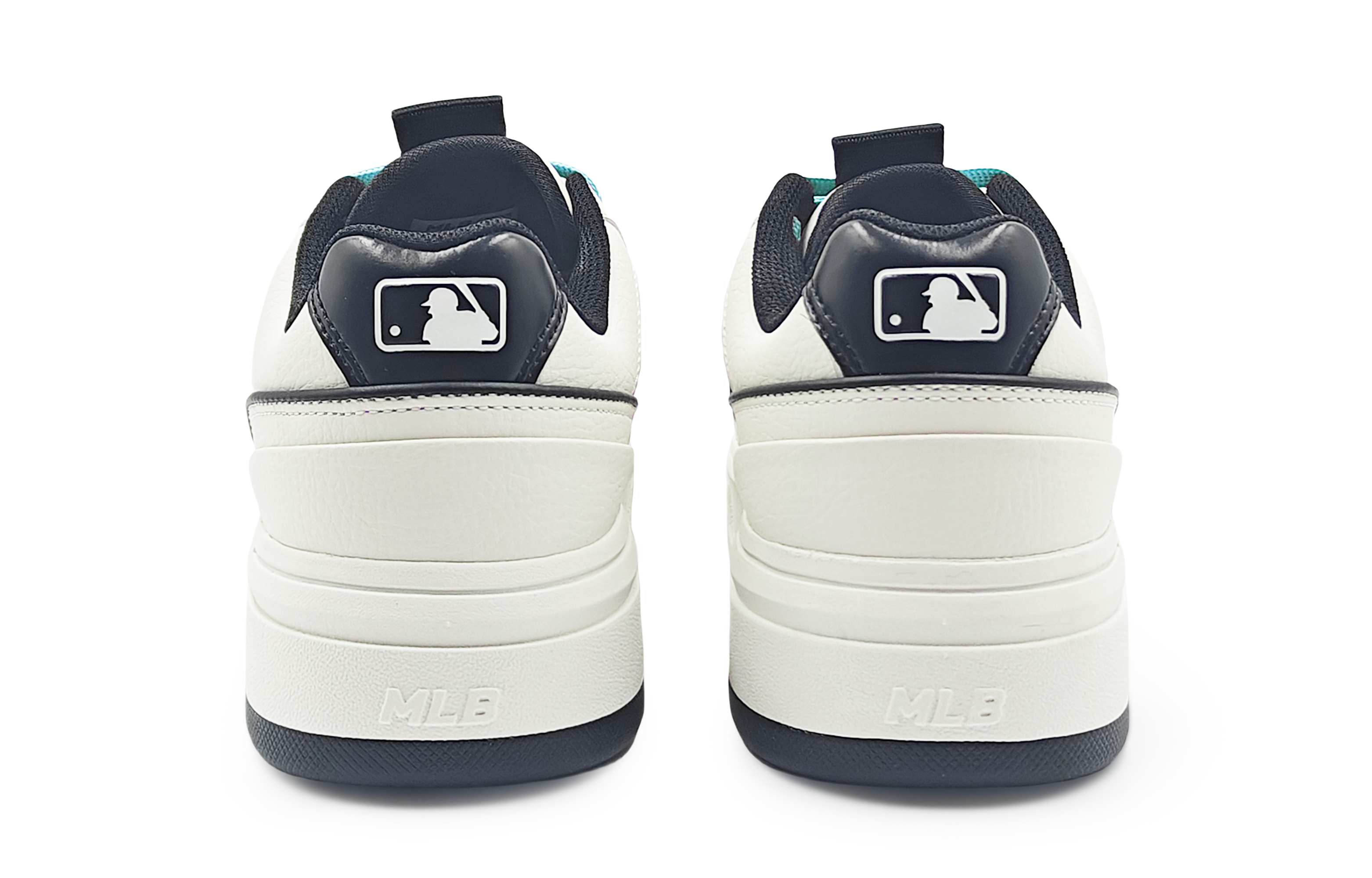 MLB Chunky Liner Abrasion Resistant Low Top Skateboard Shoes Unisex White Green
