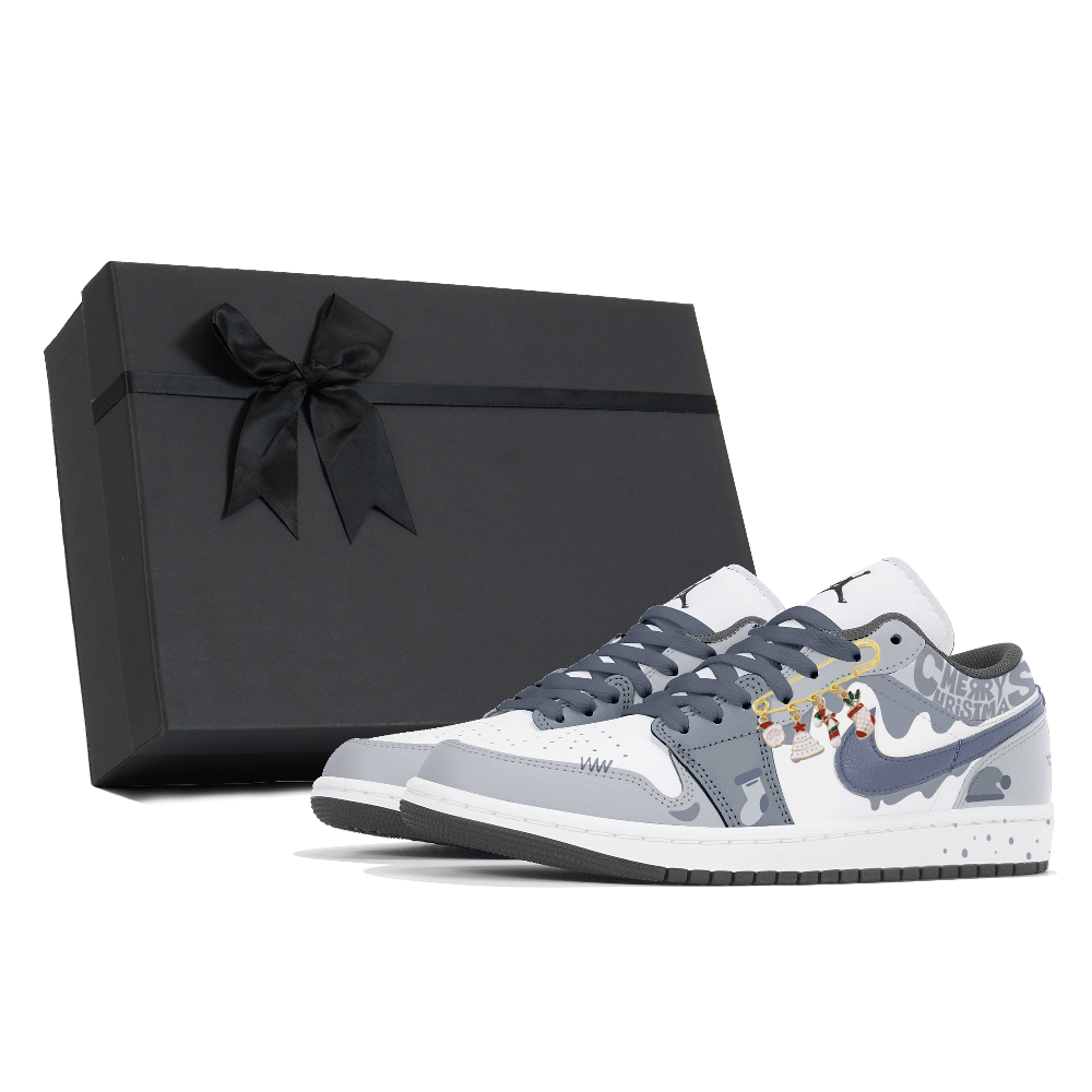 Jordan Air Jordan 1 Abrasion Resistant Low Top Vintage Basketball Shoes Men's Blue White