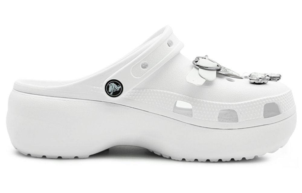 Crocs Classic Platform Clog Clogs Women's White