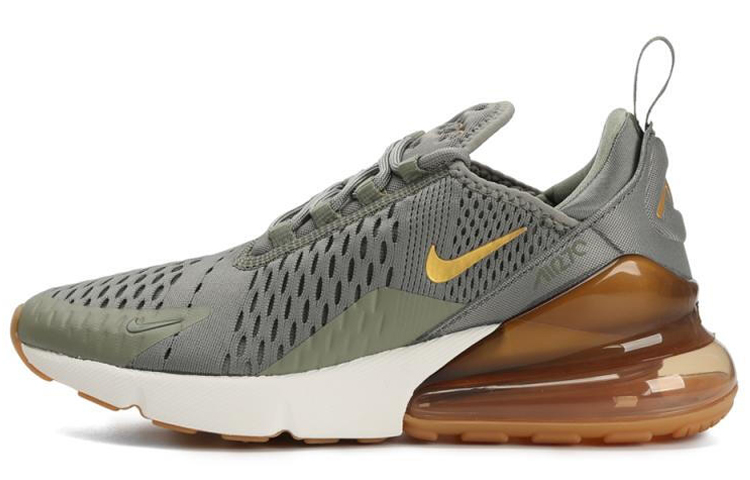Nike Air Max 270 Dark Stucco Metallic Gold Women's