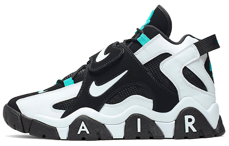 Nike Air Barrage Mid Shoes Black/White Cabana
