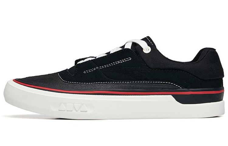 Anta Ao Li CVS Wear-Resistant Low-Top Skateboard Shoes Men's Black White