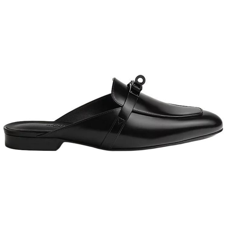 HERMES Oz Closed Toe Slippers Women's Black купить в интернет-магазине Yoocart с быстрой доставкой по России.