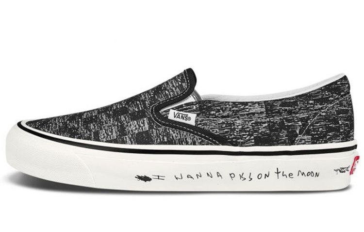 Vans Classic Slip On Lx Jim Goldberg Tv Static