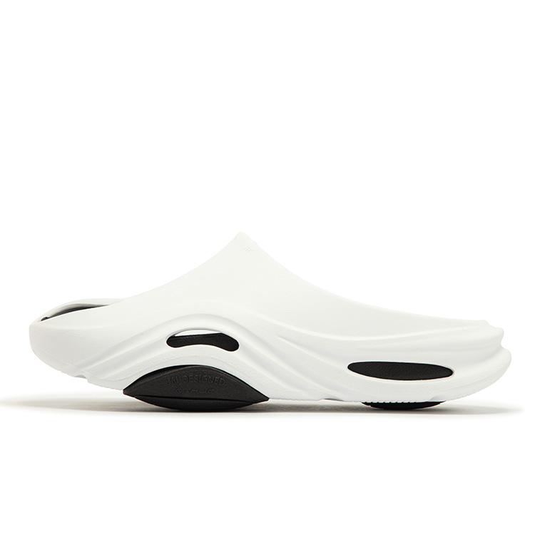 361° Slip Resistant Slide Slippers Men's White Black