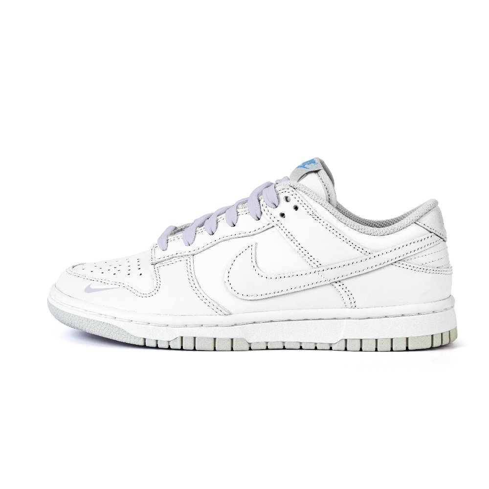 Nike Dunk Snow In The Heart Small Flower Anti Slip Wear Resistant Low Top Skateboard Shoes Women's White
