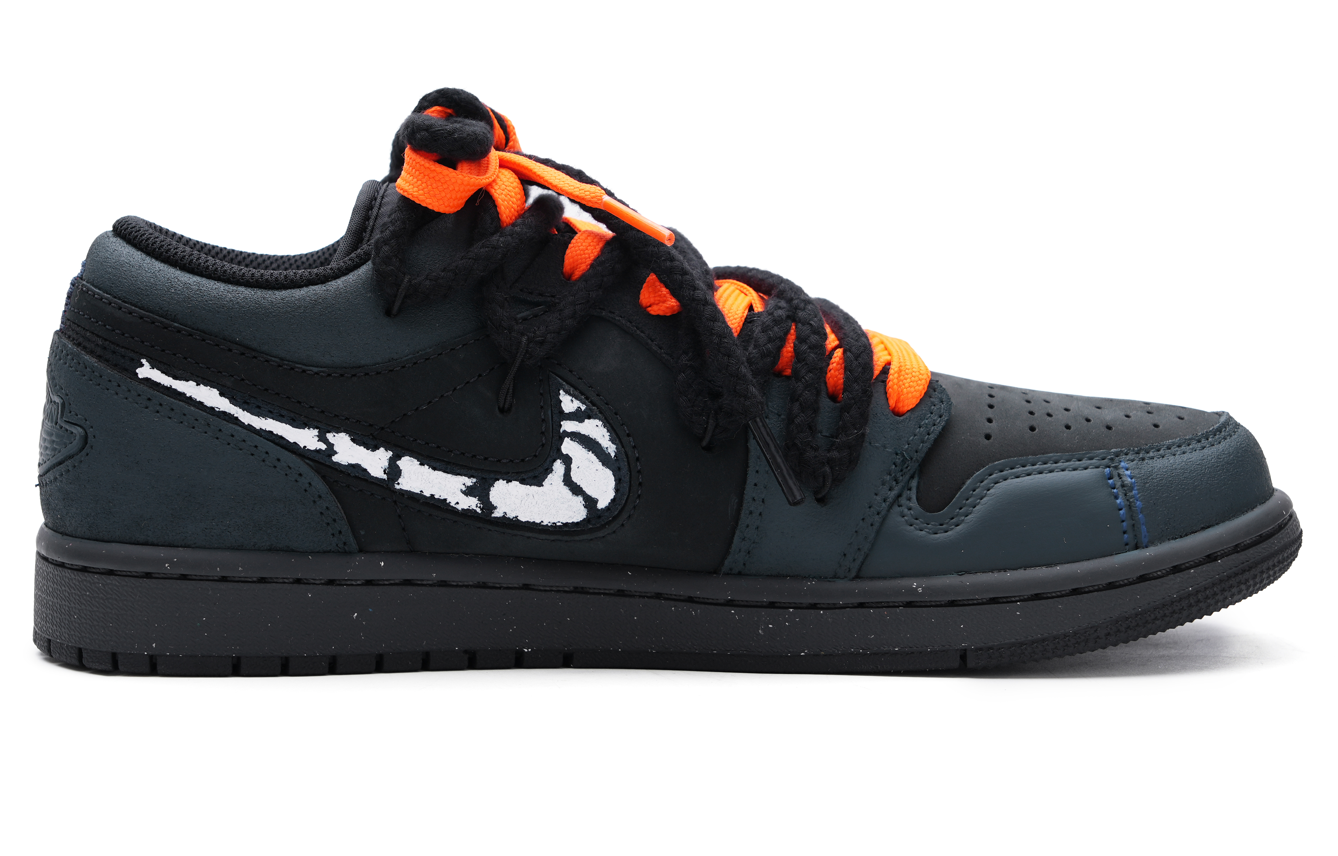 Jordan Air Jordan 1 Slip-Resistant Low-Top Vintage Basketball Shoes Men's Black купить в интернет-магазине Yoocart с быстрой доставкой по России.