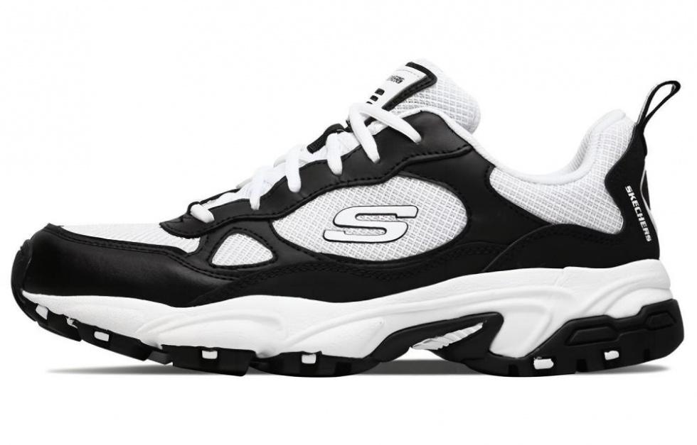 Skechers Stamina Running Shoes 'Black White'
