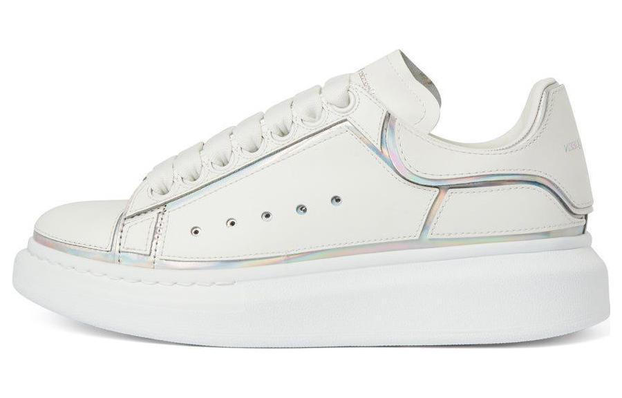 Alexander McQueen Oversized Sneakers 'White Silver' Women's