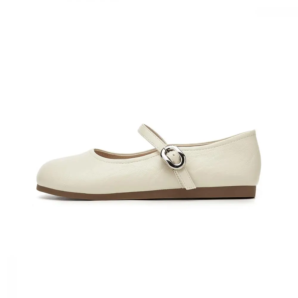 EBLAN Mary Jane Shoes Women's Beige