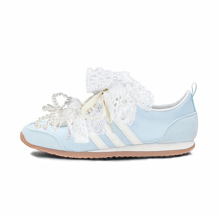 Adidas VS JOG 2.0 Low Top Casual Shoes Unisex Light Blue