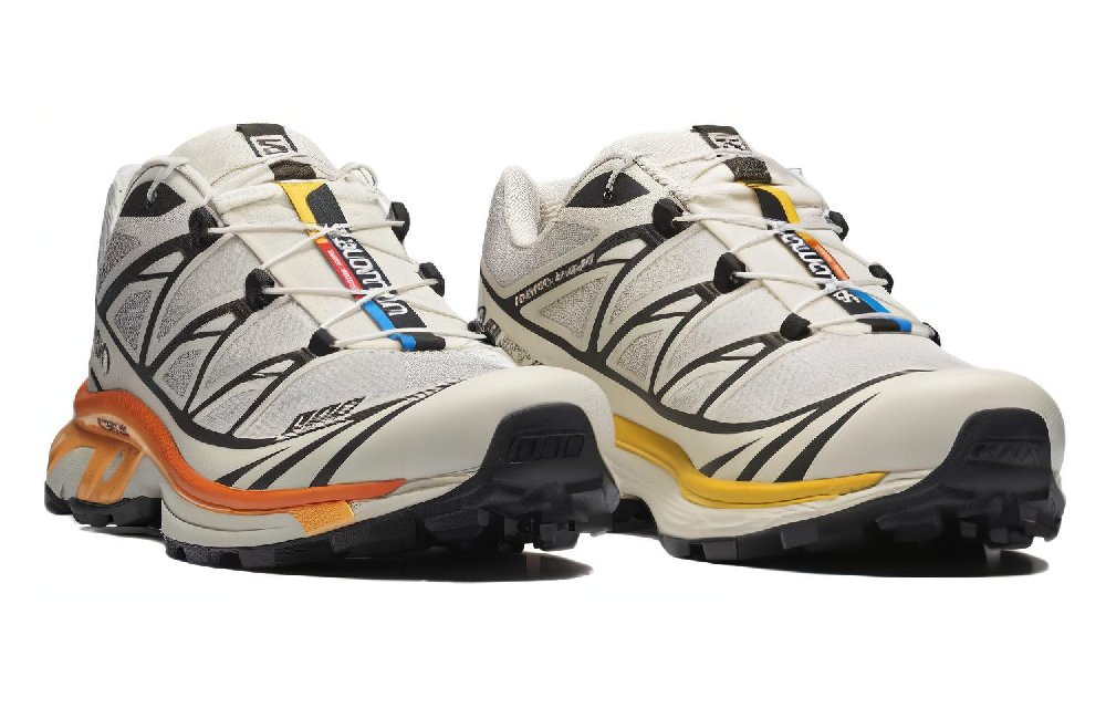 SALOMON XT 6 Series 'Beige Vibrant Orange'