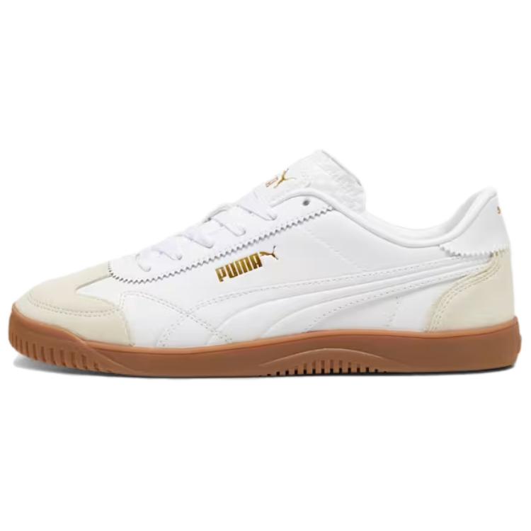 PUMA Club 5v5 Lu Low Top Skateboard Shoes Unisex White