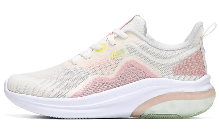 361° Anti-Slip Wear-Resistant Low-Top Training Shoes Women's White Pink