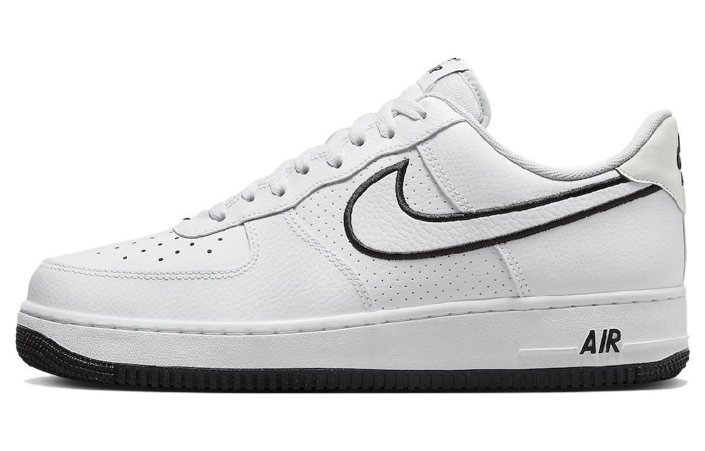 Nike Air Force 1 Low '07 Embroidered Swoosh White Black