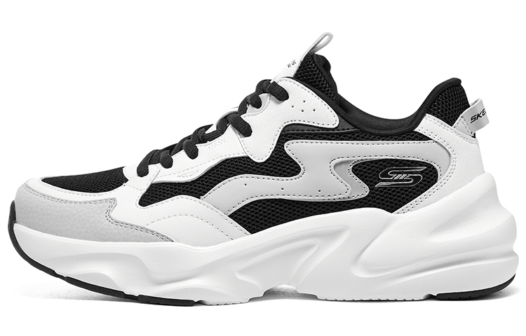 Skechers Bobs Bamina Shoes 'White Black Grey' Women's
