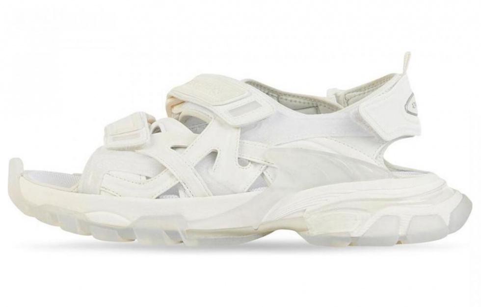 Balenciaga Track Sandal Clear Sole White Women's