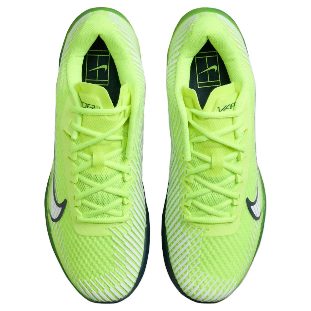 Nike Air Zoom Vapor 11 Low Top Tennis Shoes Men's Green White купить в интернет-магазине Yoocart с быстрой доставкой по России.