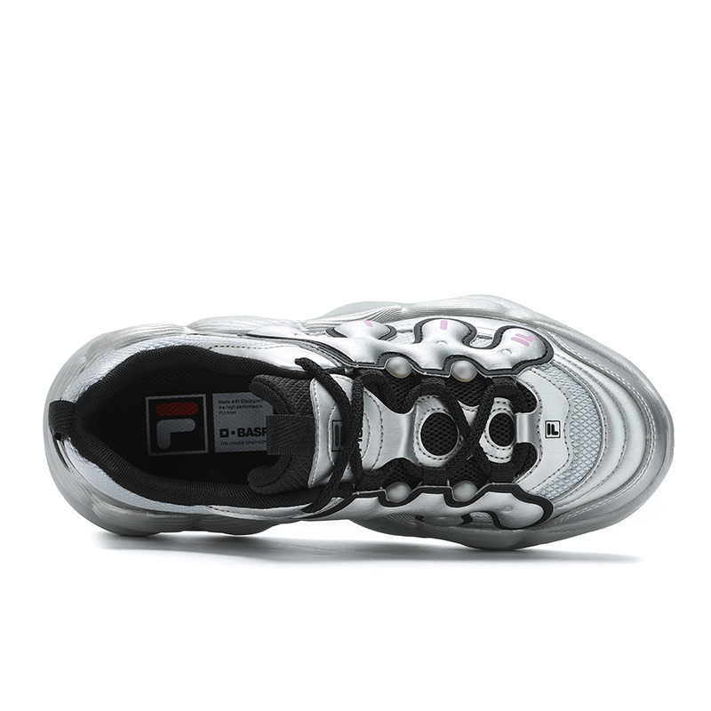 FILA PEASE Low Top Casual Shoes Women's Silver Gray
