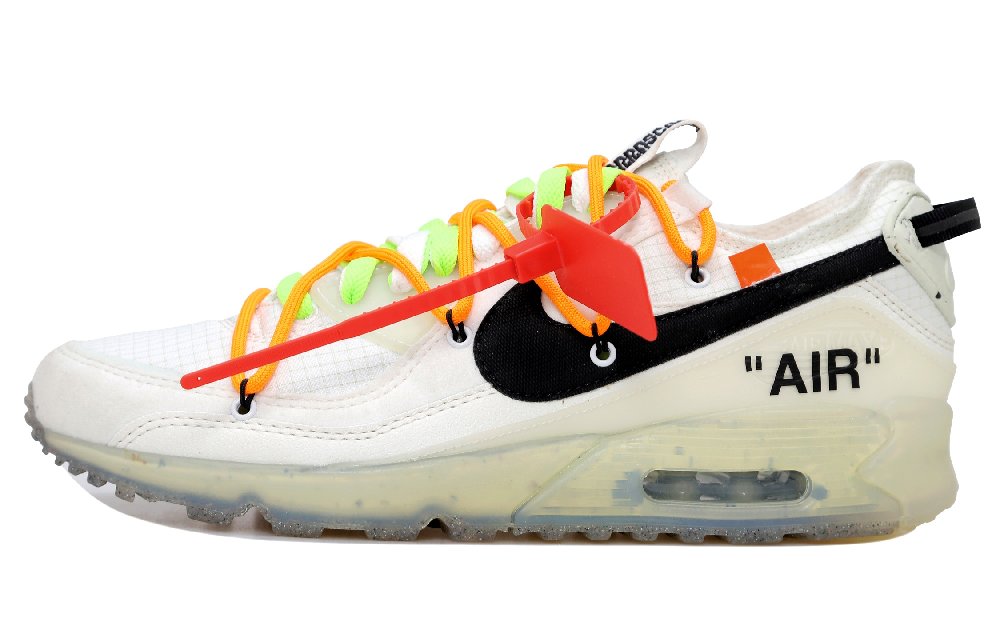 Nike Air Max 90 Shock Absorbers Low Top Casual Running Shoes Unisex Ecru