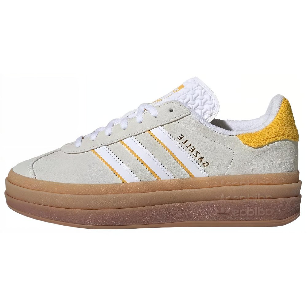 Adidas Gazelle Bold 'Ivory Bold Gold' Sneakers Women's