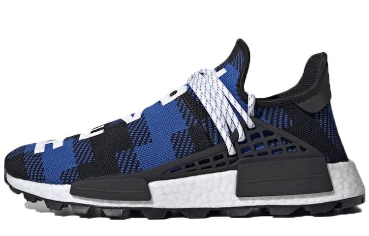 Adidas Nmd Hu Pharrell X Bbc Blue Plaid