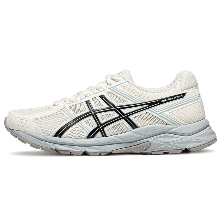 Asics Gel Contend 4 Low Top Running Shoes Women's White Black